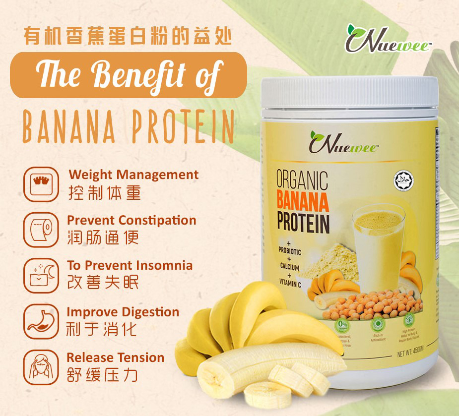 nuewee banana protein shakes