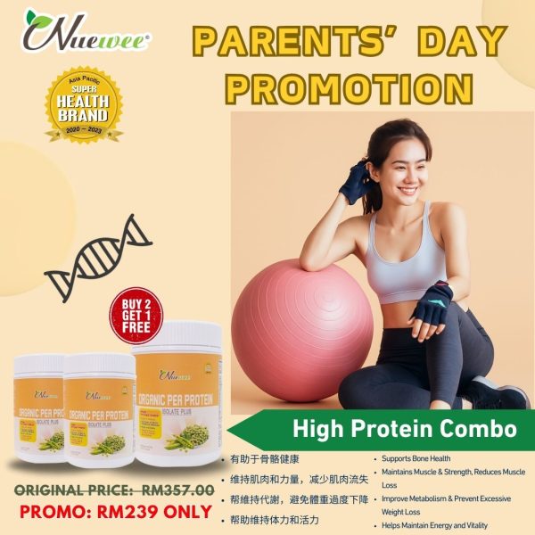 High Protein Buy 2 Free 1 Combo Set