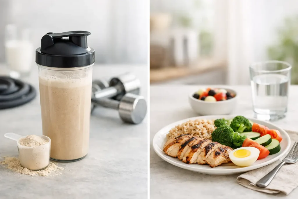 Protein Shake Versus Meal Replacement